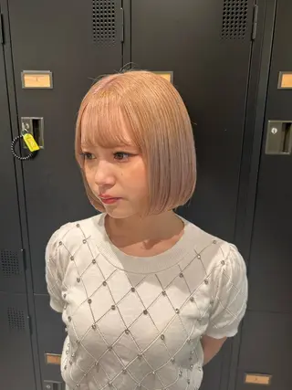 ミディアム ショート・ボブ 🌈chinaのヘアスタイル