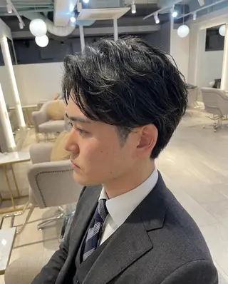 メンズ メンズの達人/センタ ーパート/根本 彩永のヘアスタイル