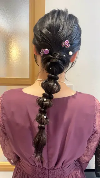 ロング ヘアアレンジ 札幌 ヘアアレンジ 🍎 タナカセリナのヘアスタイル