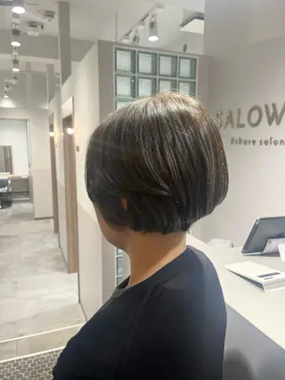 ショート カラー 大宮レイヤーカット× 透明感カラー　rioのヘアスタイル