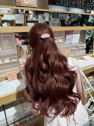 ロング カラー 透明感うる艶カラー 🤍MANAMIのヘアスタイル