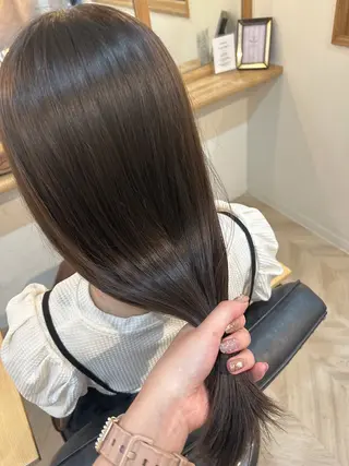 ミディアム ayumi ／透明感カラーのヘアスタイル