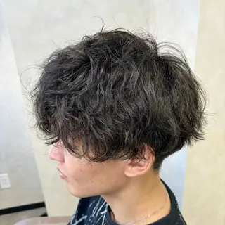 ミディアム パーマ 竹内滉太 当日予約⭕️のヘアスタイル