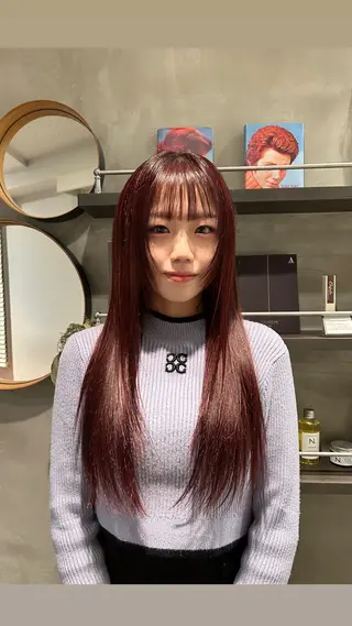 ロング カラー タナカ カナ🫧のヘアスタイル