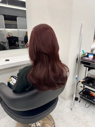ロング まろっと艶感ブラウン ベージュ🤍まなかのヘアスタイル