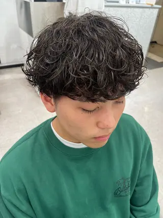 パーマ メンズ 🍐シャドウパーマ メンズ特化/守岡🍐のヘアスタイル