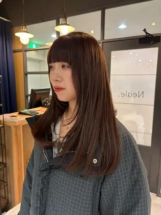 ロング Neale. ナナカのヘアスタイル