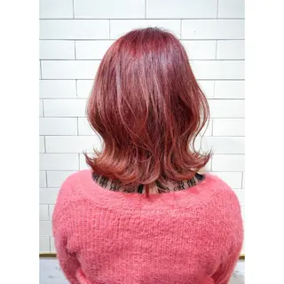 ミディアム EIGHT plum TOKIOリミテッドのヘアスタイル