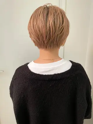 ショート カラー 江上拓郎/ショート /酸性ストレートのヘアスタイル