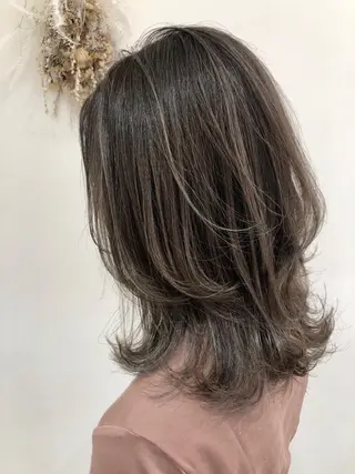 ミディアム カラー marju銀座 マージュギンザのヘアスタイル