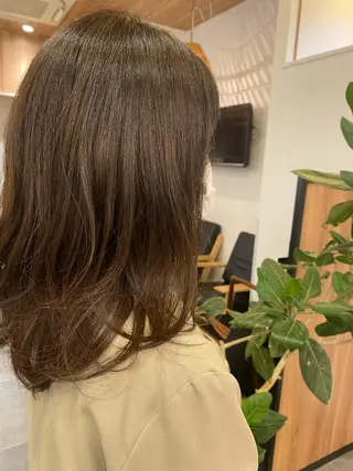 セミロング カラー ヘアアレンジ レイヤー/メンズ🥑 マエダアズミ🥑のヘアスタイル