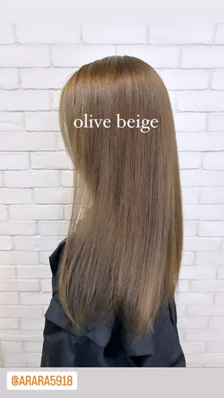セミロング カラーアンドケアリタ kitamuuuのヘアスタイル