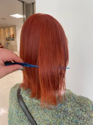 ミディアム カラー ヘアアレンジ 🍒KIKUCHI KANAE🍒のヘアスタイル