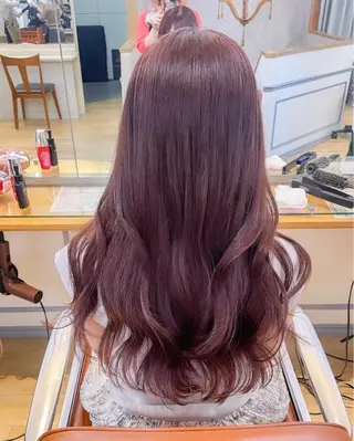 ロング カラー ボブ ブリーチ/miinaのヘアスタイル