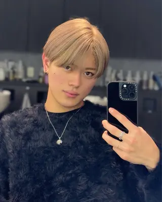 カラー メンズ 韓国メンズヘア☆ 韓国ヘアYUTOのヘアスタイル