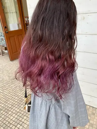 カラー SALOWIN栄 高須大貴のヘアスタイル