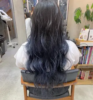 ロング カラー 北間 寛哉のヘアスタイル