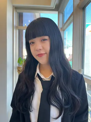 ロング 長島美織 /透明感カラーのヘアスタイル