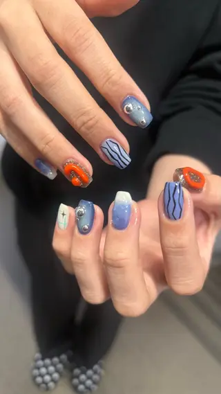 ネイル カメレオン京橋🌻 草葉由佳のネイルデザイン