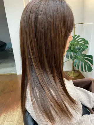 セミロング 【透明感ツヤカラー】 三浦寛之のヘアスタイル