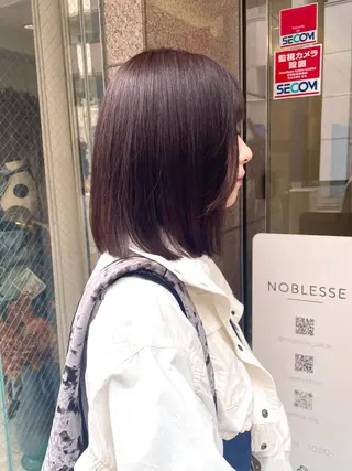 ミディアム カラー 💝ブリーチ ショート/れい💝のヘアスタイル