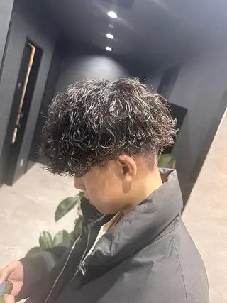 ショート パーマ メンズ 【メンズサロン】 BLUCK 横浜のヘアスタイル