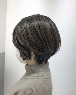 ショート 髪質改善/韓国メンズ カット&パーマ 猿川のヘアスタイル