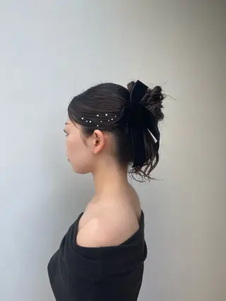 ロング サオリ仙台・上品モテ カラーヘアセット🩰のヘアスタイル