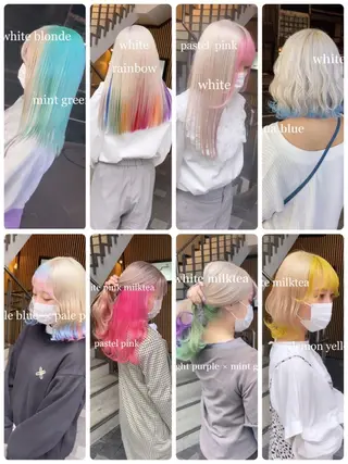 ミディアム カラー Selenehair 三条本店のヘアスタイル