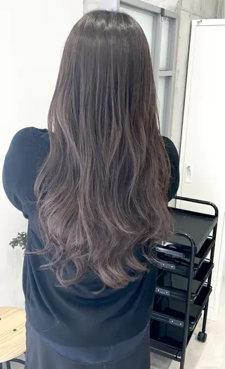 ロング ドライ カット✂️髪質改善のヘアスタイル