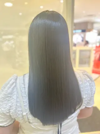 ロング パーマ 縮毛矯正/髪質改善/ 艶髪ササキナツミのヘアスタイル