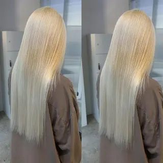 ロング カラー yoriダブルカラー 代表すがわらのヘアスタイル