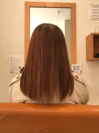 セミロング TELA HAIR 幕張本郷店　千尋のヘアスタイル