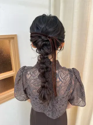 ヘアアレンジ 参列・イベントヘア♡ ゆいなのヘアスタイル