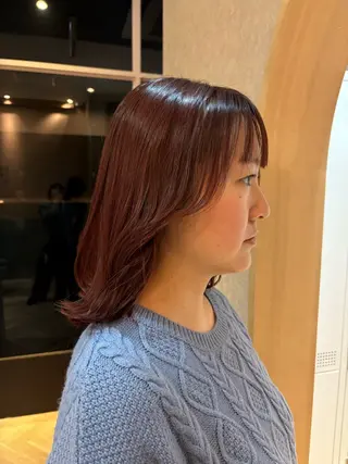 カラー ブリーチなしカラー/ パーマ/おとは🦖♡のヘアスタイル