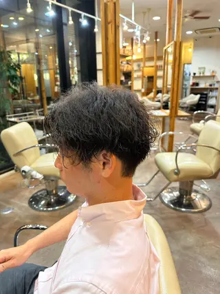 ショート パーマ メンズ 【髪質改善/美髪】 ⭐️川嶋 陸央⭐️のヘアスタイル