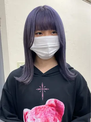 カラー レディースパーマ モデル募集RIKOのヘアスタイル