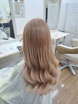 ロング カラー GLOSS 心斎橋 山上のヘアスタイル