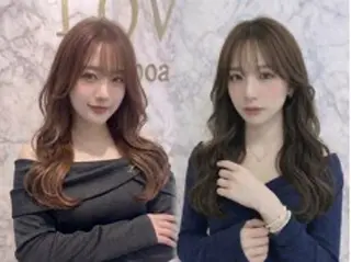 セミロング せいと/レイヤー/ ハイトーン/艶髪のヘアスタイル