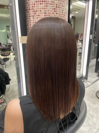 ミディアム 韓国風パーマ/ヘア セット/店長みづきのヘアスタイル