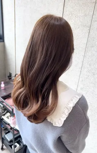 ロング カラー La fith hair fun 池袋店所属・🤎透明感カラー🍯 池袋東口/HIROのヘアスタイル