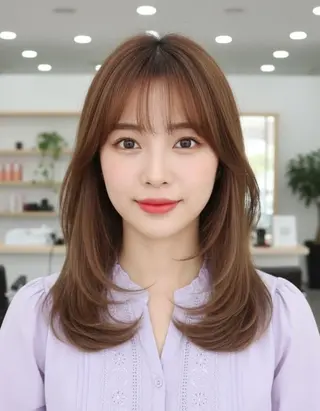 ミディアム MARLE 布施店のヘアスタイル