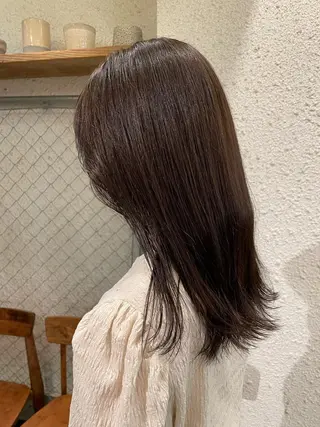 セミロング カラー hazuki 🌝のヘアスタイル
