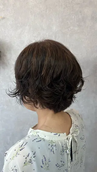 ショート パーマ 松本 心雪🌱‬のヘアスタイル
