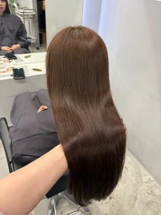ロング カラー 南桑 由芽のヘアスタイル