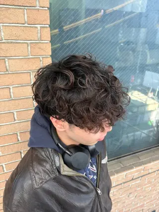パーマ メンズパーマ/暖色 tsugu💞のヘアスタイル