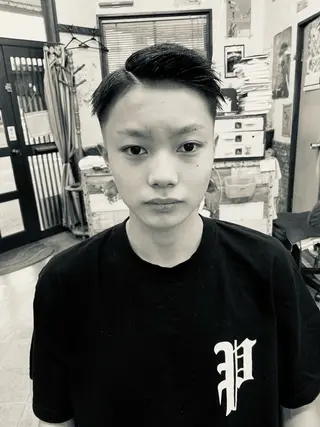 ショート やました 理容所のヘアスタイル