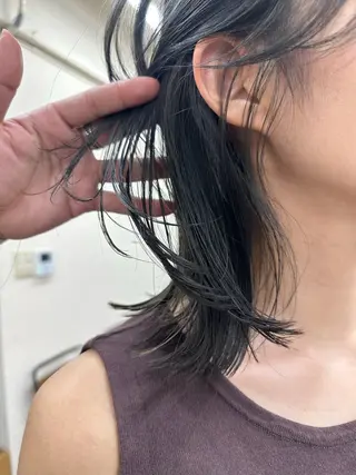 カラー レディースパーマ モデル募集RIKOのヘアスタイル