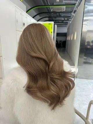 カラー 透明感ベージュ🎀 Anju/渋谷🎀のヘアスタイル