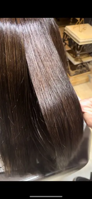 ロング カラー パーマ ヘアアレンジ メンズ キッズ よしなり あみのヘアスタイル